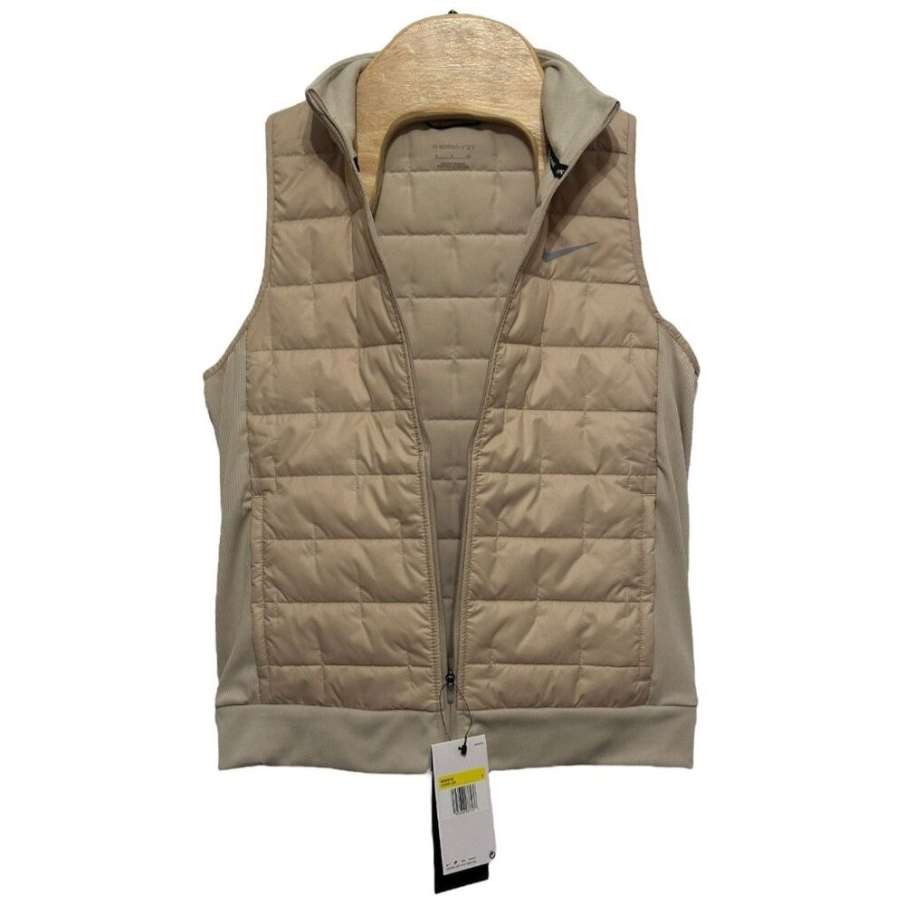Nike Therma FIT Tan Running Hiking Vest DD6084-206 Women's Small NEW with Tags‎ - Picture 7 of 16
